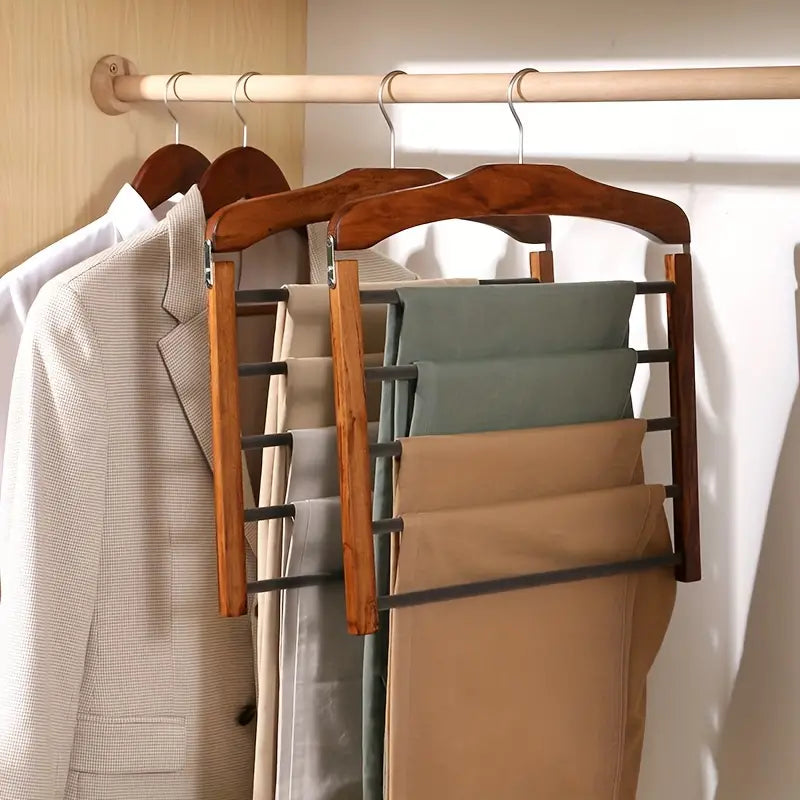 Space Saving Closet Pants Hanger Organizer - Pexav