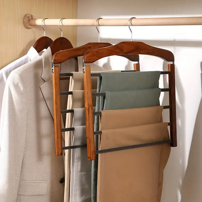Space Saving Closet Pants Hanger Organizer - Pexav