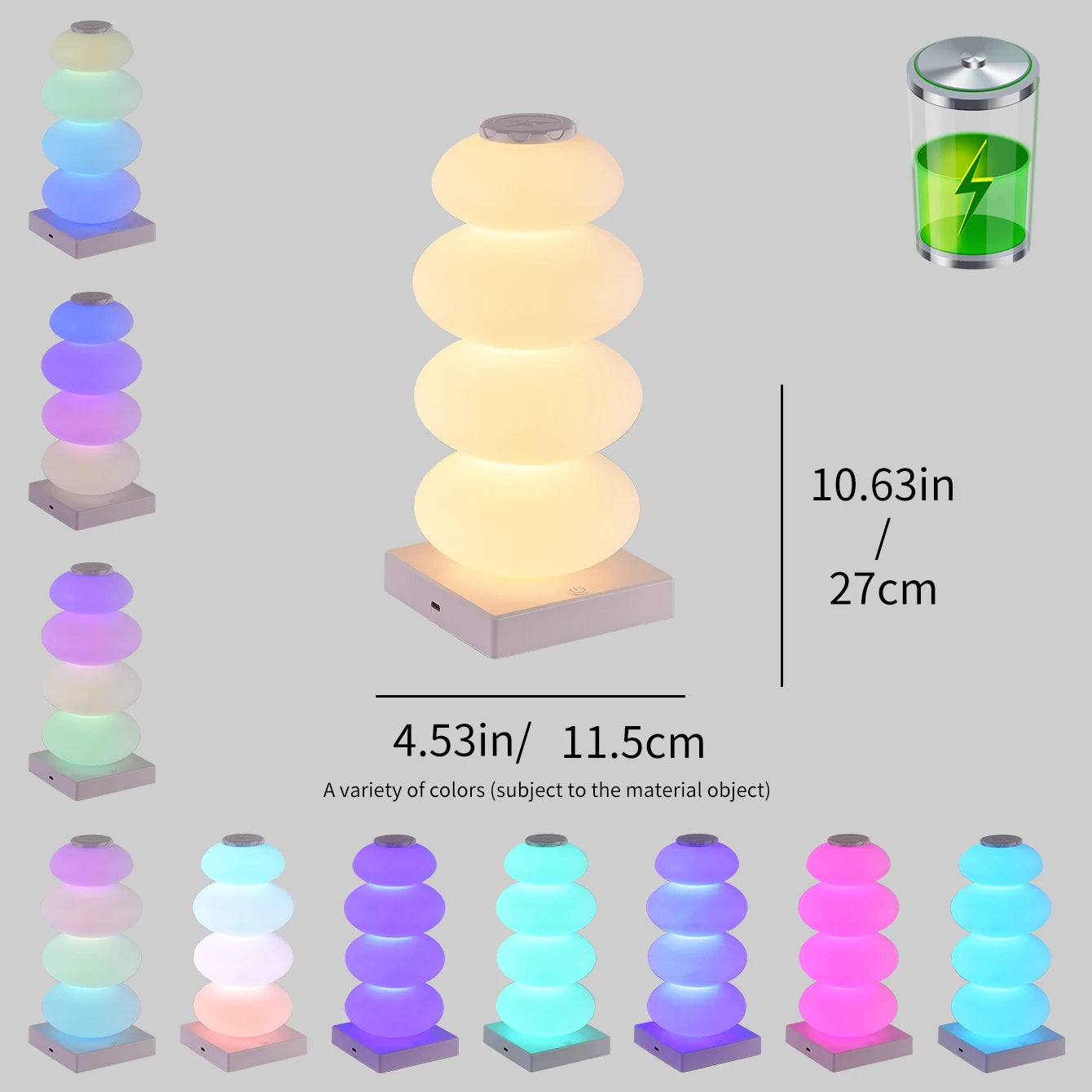 Colorful Touch Table Desk Lamp