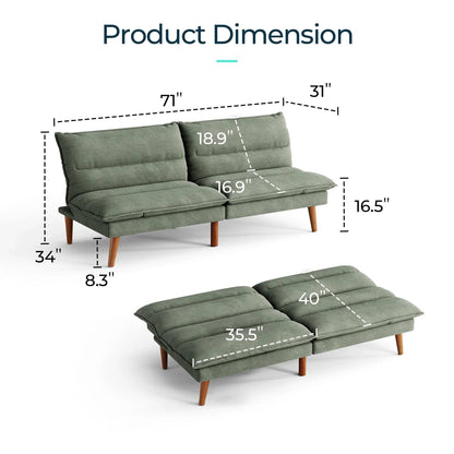 Space Saving Sleeper Sofa Bed
