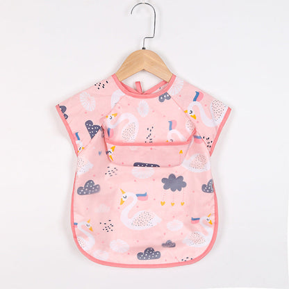 Baby apron with pockets for art and food-G-0-3 years old-Nora Luxe