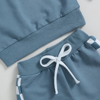 Baby Jogger Winter Set – Contrast Sweatshirt and Trousers-A-0-6 Months-Nora Luxe