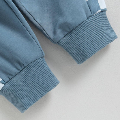 Baby Jogger Winter Set – Contrast Sweatshirt and Trousers-A-0-6 Months-Nora Luxe
