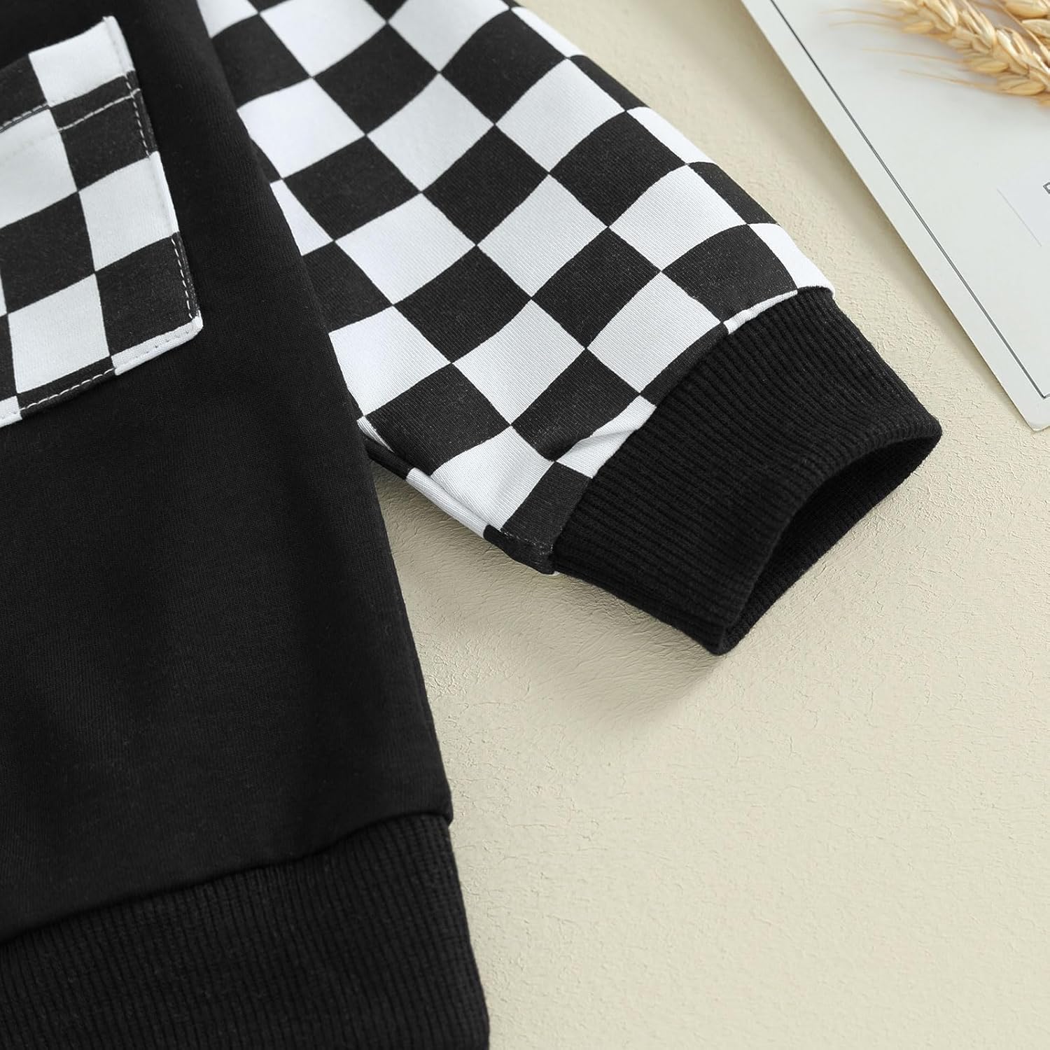 Baby Jogger Winter Set – Contrast Sweatshirt and Trousers-A-0-6 Months-Nora Luxe
