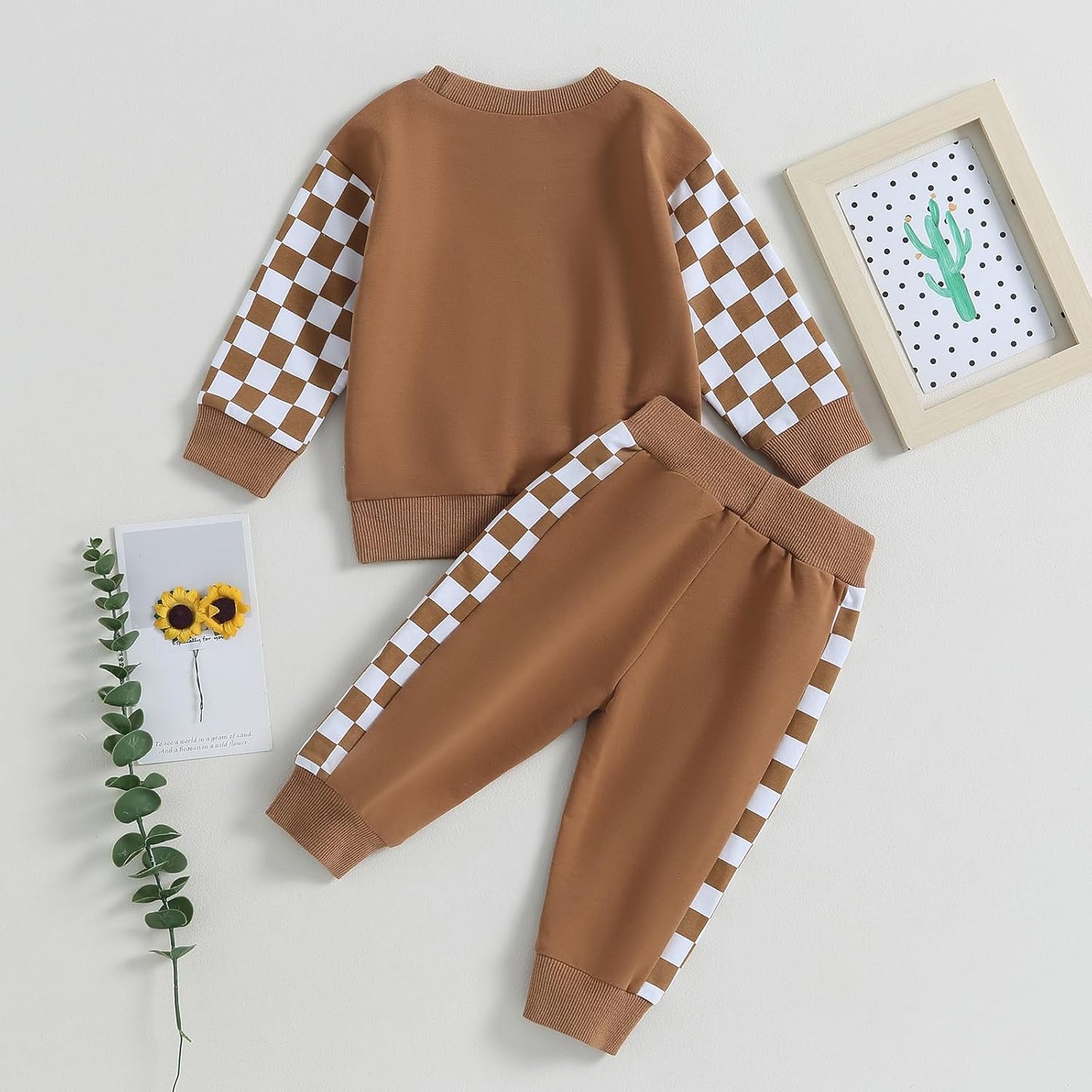 Baby Jogger Winter Set – Contrast Sweatshirt and Trousers-J-0-6 Months-Nora Luxe