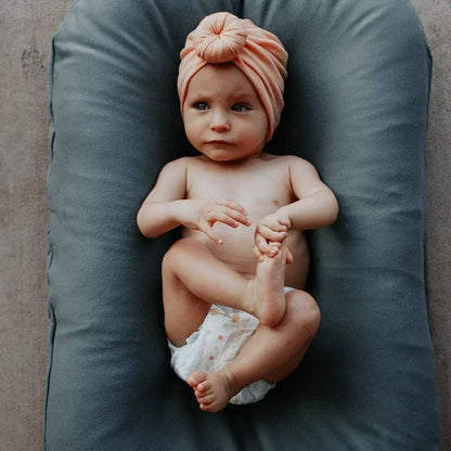 Baby Lounger - CuddleNest-Green-Nora Luxe