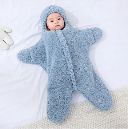 Baby Starfish Sleeping Bag - StarrySnug-Blue-0-2 Months-Nora Luxe