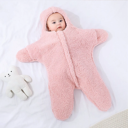Baby Starfish Sleeping Bag - StarrySnug-Pink-0-2 Months-Nora Luxe