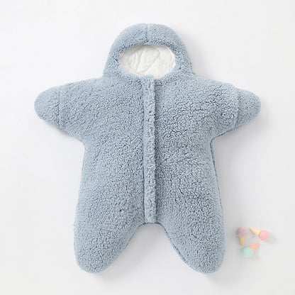 Baby Starfish Sleeping Bag - StarrySnug-White-0-2 Months-Nora Luxe