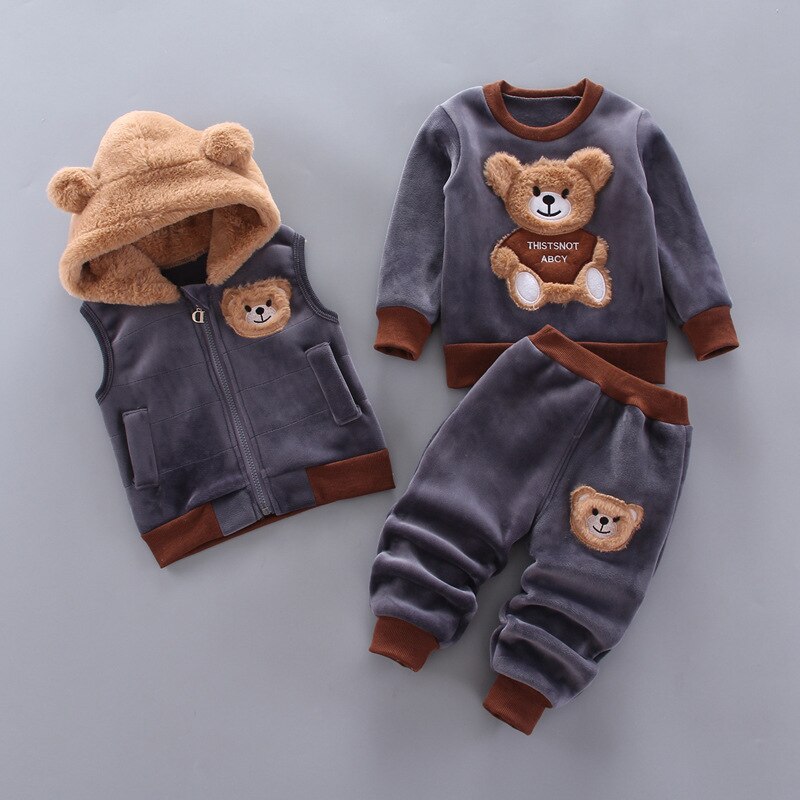 Cute Baby Boy 3 Piece Finn Outfit Set - Pexav