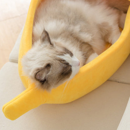 Soft Pet Hideaway Bed for Cats and Small Dogs