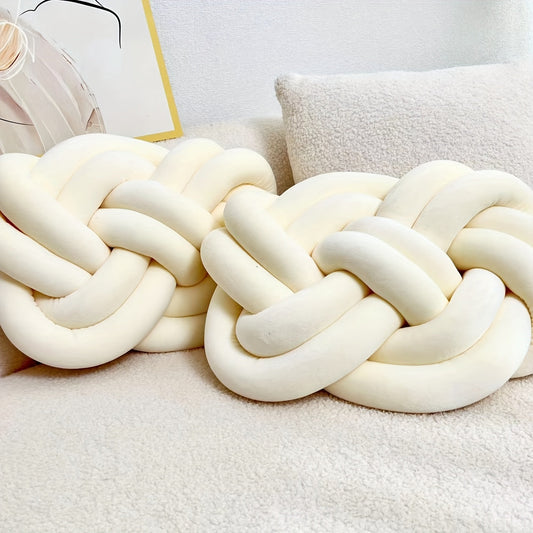 Comfortable Faux Fur Round Throw Pillows - Pexav