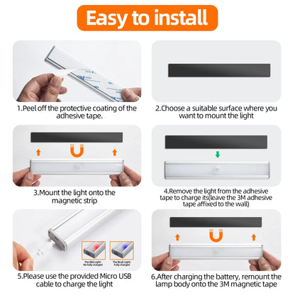 3 Pack Slim LED Closet Lighting Kits