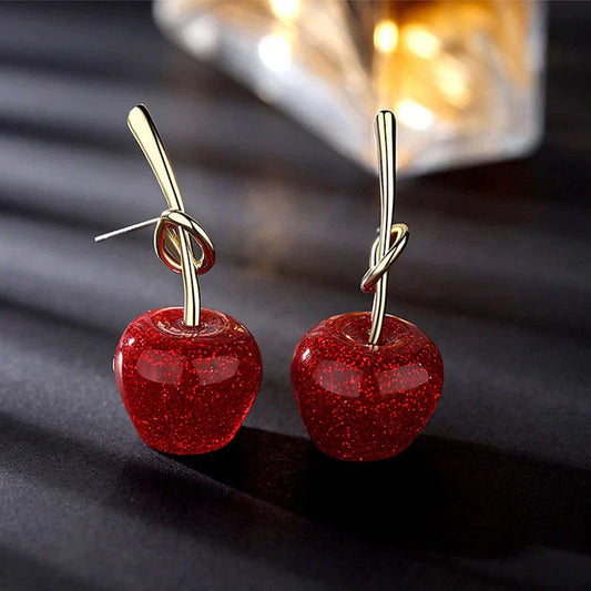Stunning Ruby Drop Earrings - Pexav