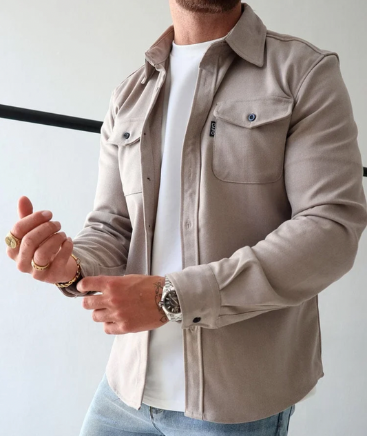 Timeless Mens Long Sleeve Button Shirt - Pexav