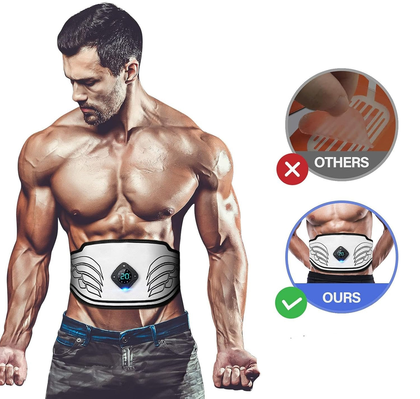Slimming Massage Waist Belt for Home Use
