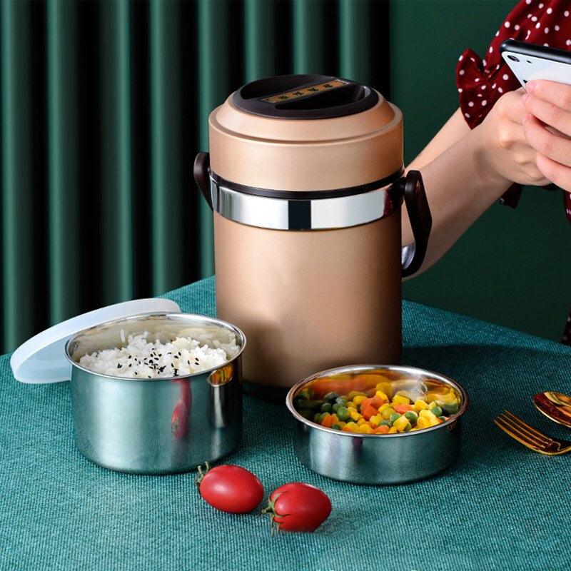 Thermal Insulated Stainless Steel Food Container - Pexav