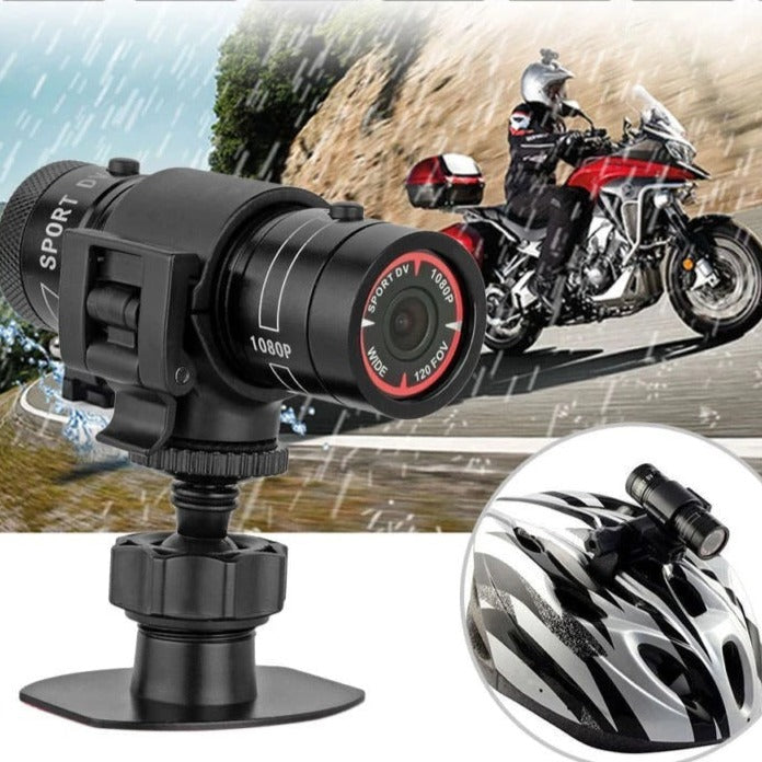 Compact Bike Helmet Camera 1080p HD Action Cam - Pexav