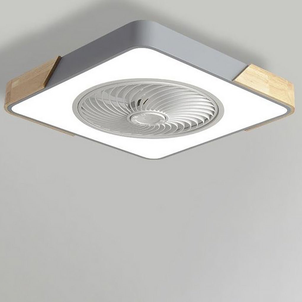 Sleek Silent Ceiling Fan Light with Remote