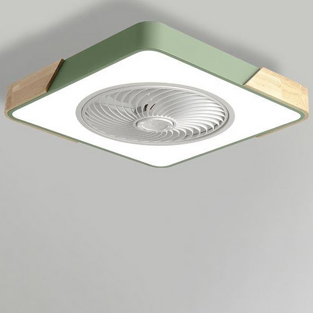 Sleek Silent Ceiling Fan Light with Remote