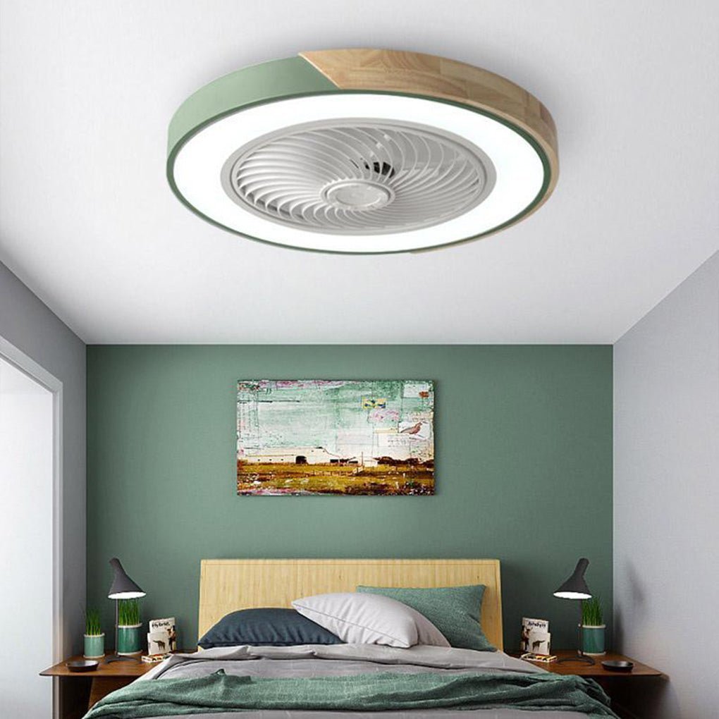 Sleek Silent Ceiling Fan Light with Remote