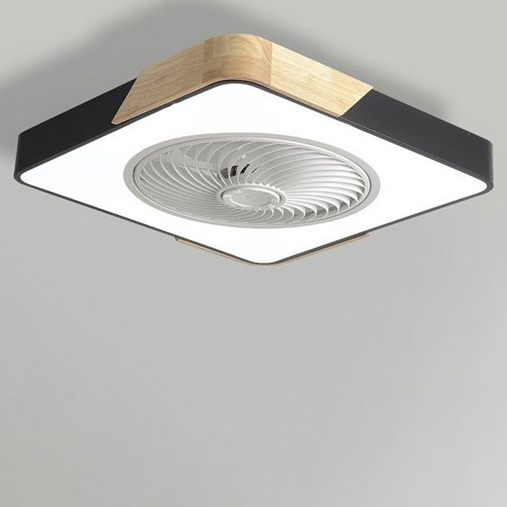 Sleek Silent Ceiling Fan Light with Remote