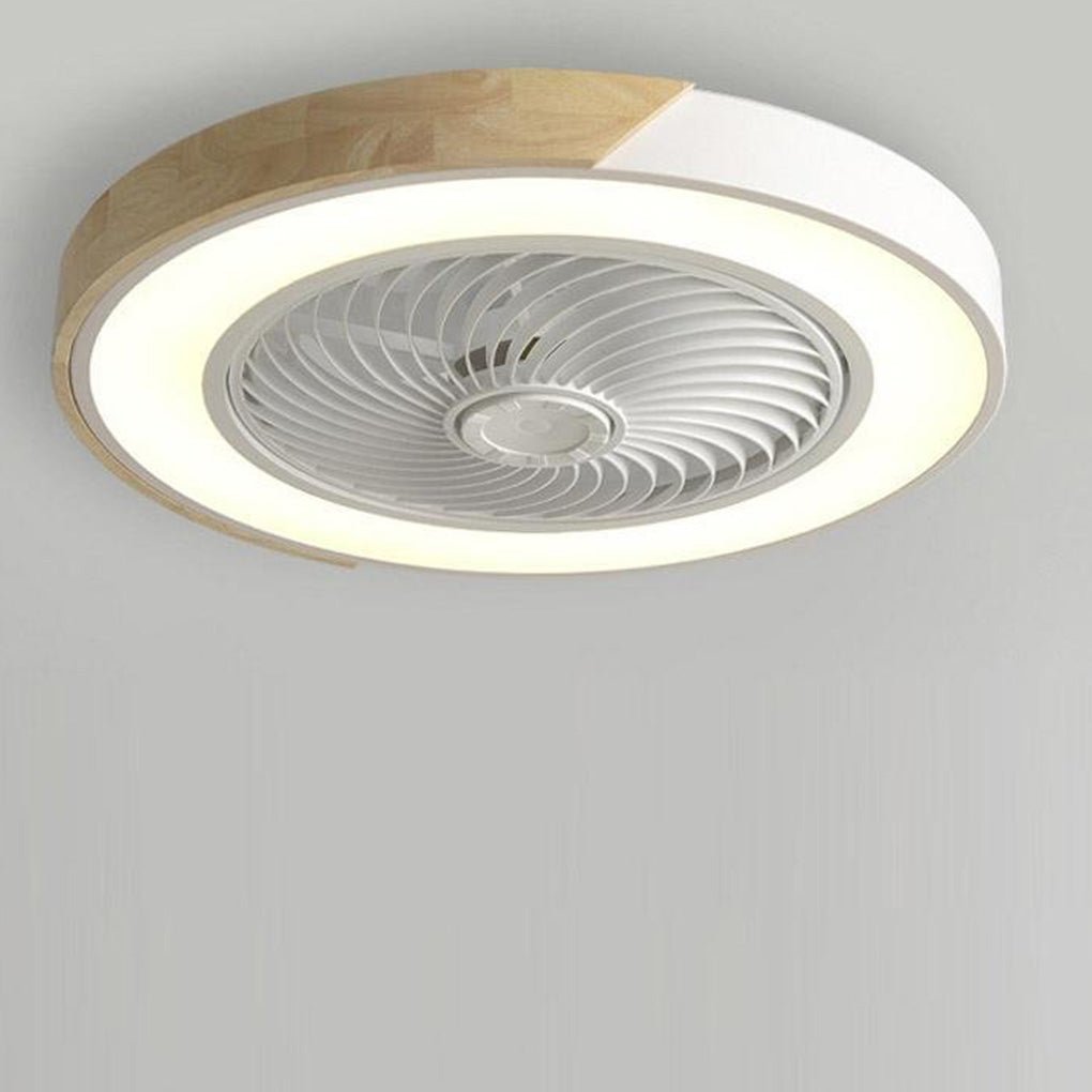 Sleek Silent Ceiling Fan Light with Remote