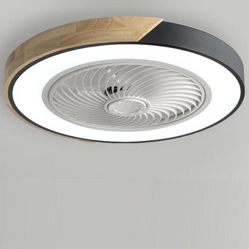 Sleek Silent Ceiling Fan Light with Remote