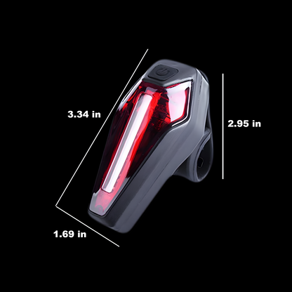 Bike Light Safety Rear Light - BrightSafe-Nora Luxe