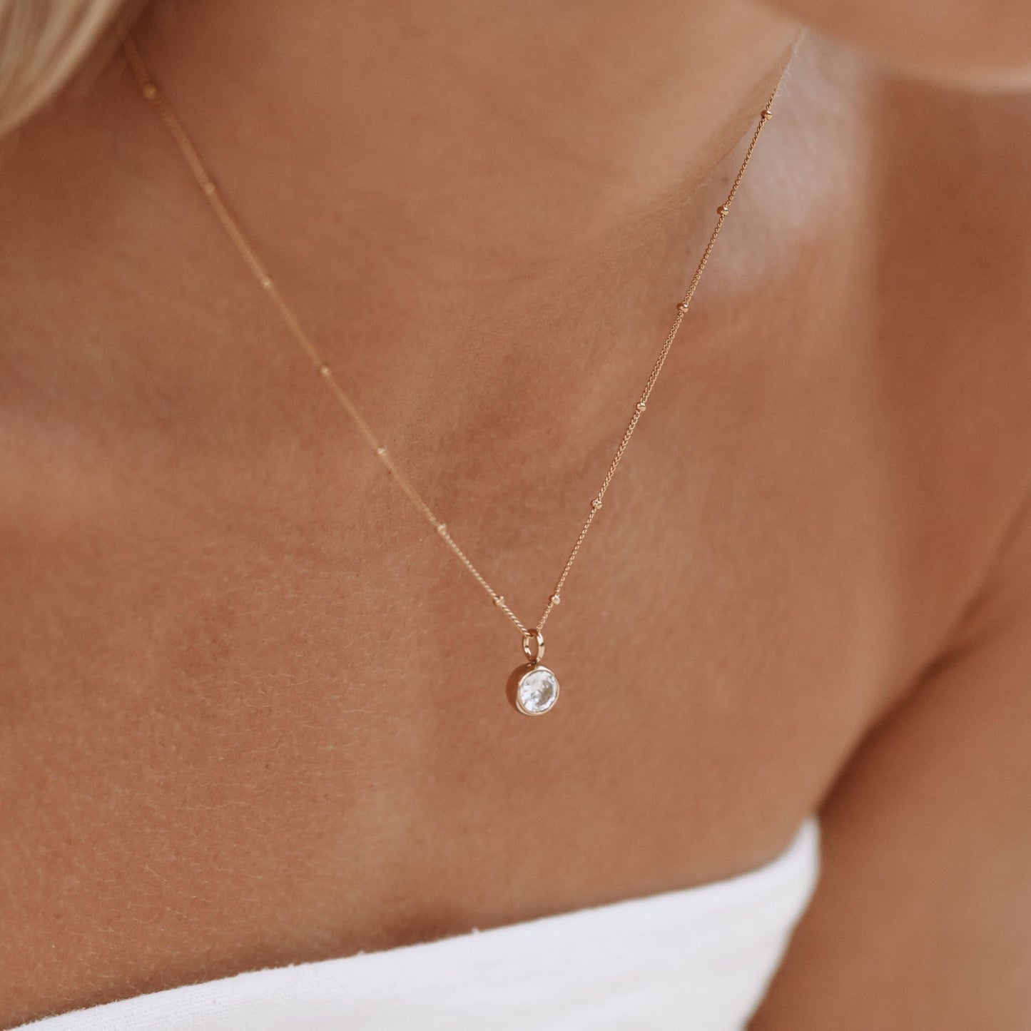 Sparkling Gemstone Aurora Necklace - Pexav