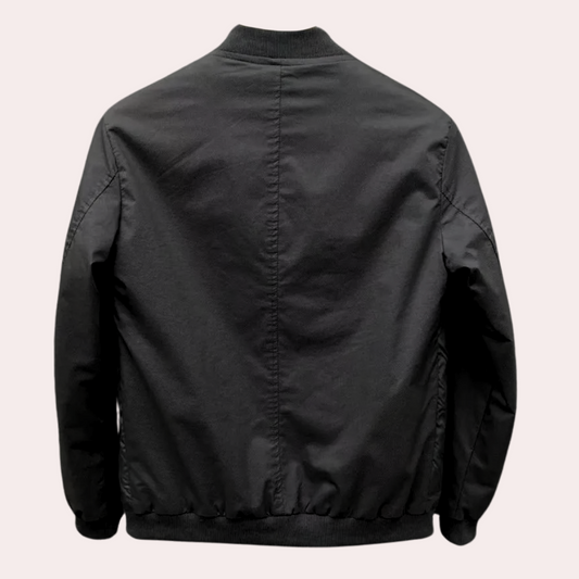 Stylish Men's Black Winter Coat Elliot - Pexav