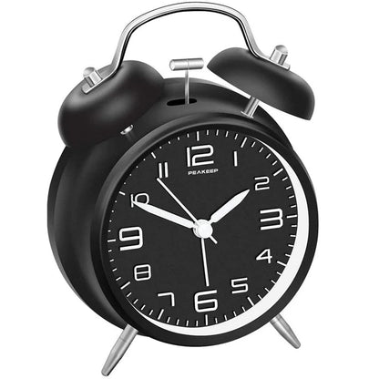 Classic Dual Bell Digital Alarm Clock with Night Light