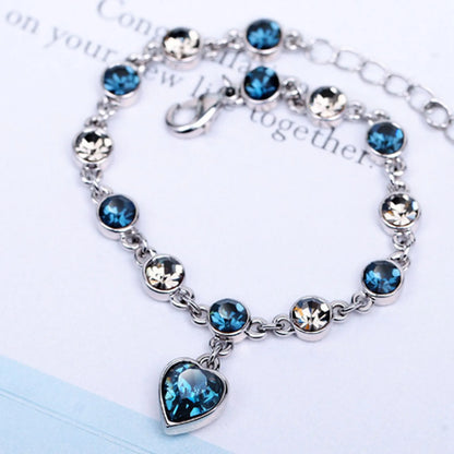 Sparkling Sea Crystal Jewelry Bracelet