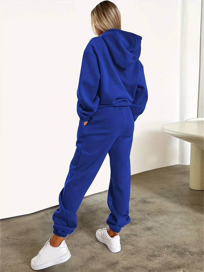 Soft Women's Sweatpants Hoodie Outfit Set
