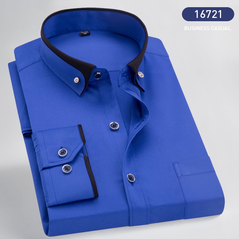 Classic Men's Long Sleeve Casual Shirt