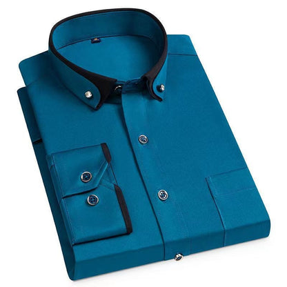 Classic Men's Long Sleeve Casual Shirt