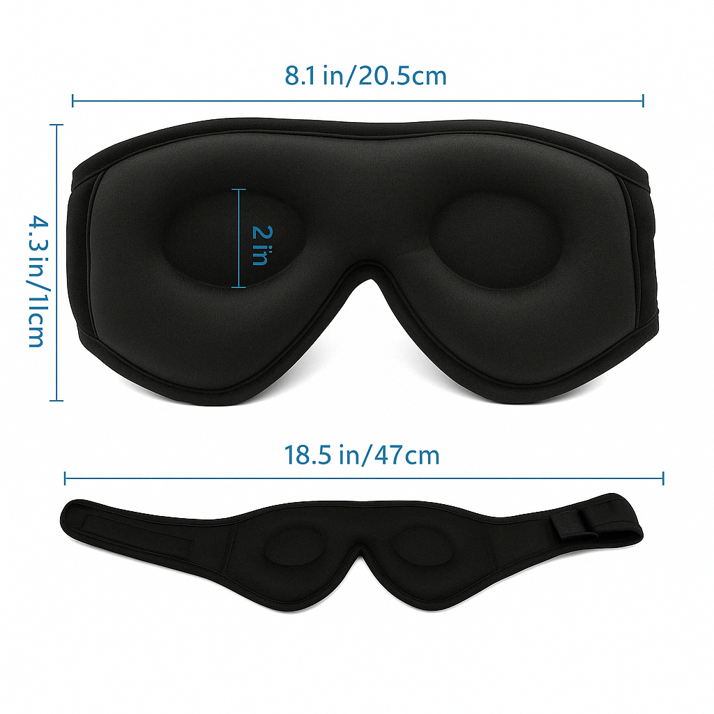 Bluetooth Sleep Mask with Music - DreamBand-Nora Luxe