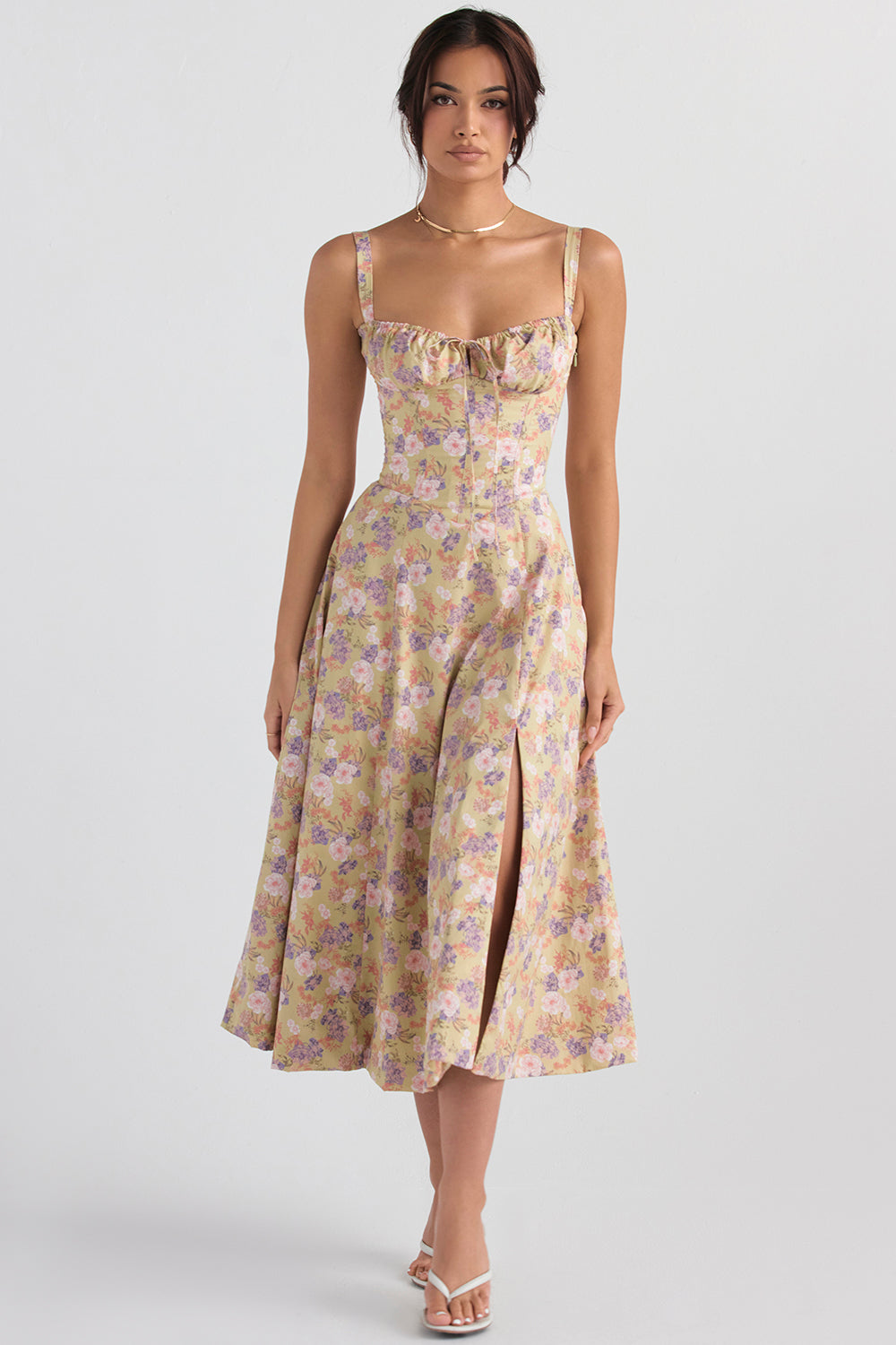 Slim Fit Floral Bodycon Dress