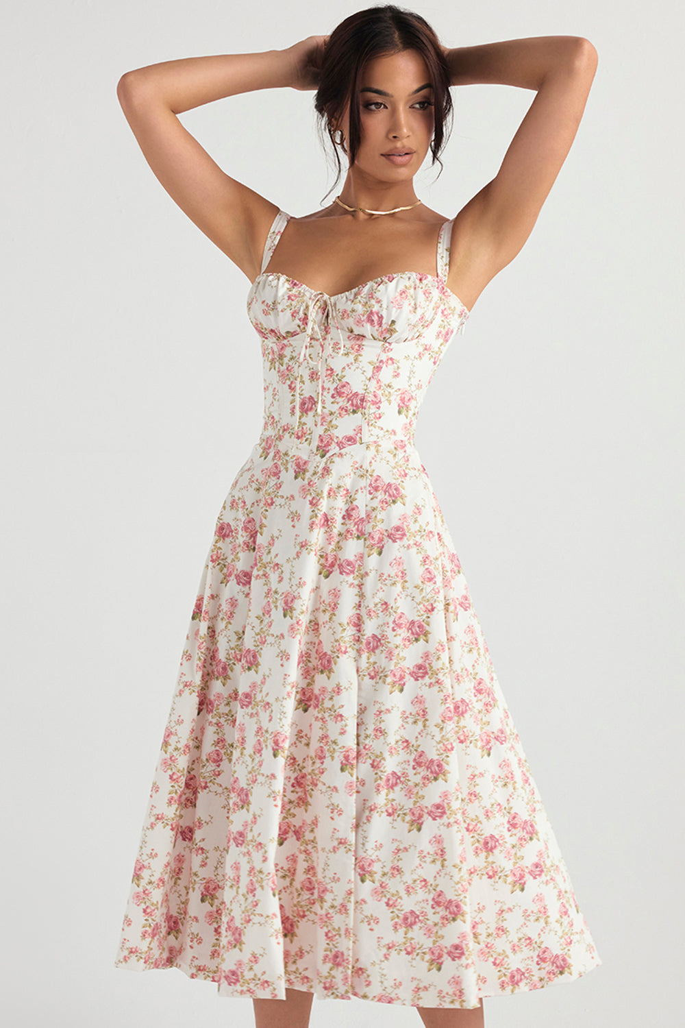 Slim Fit Floral Bodycon Dress