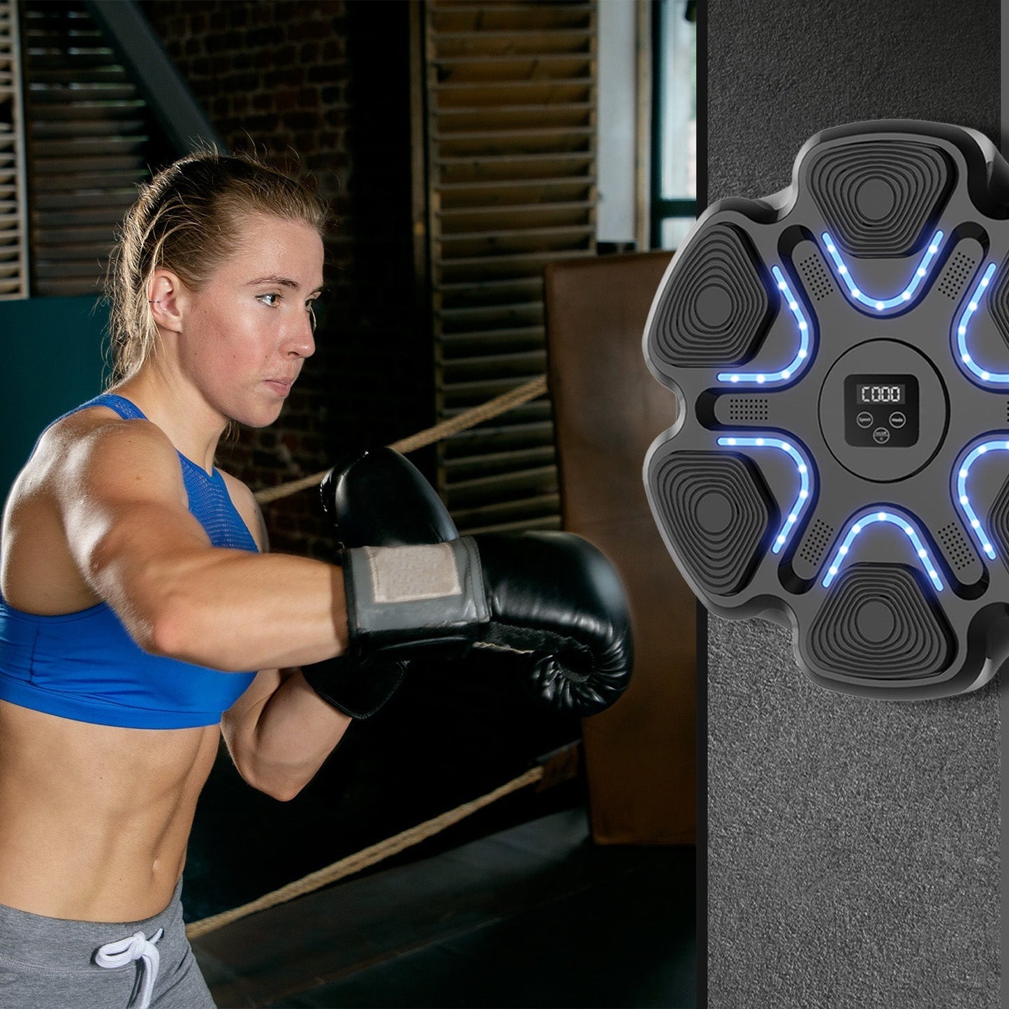 Compact Fitness Punching Bag Machine