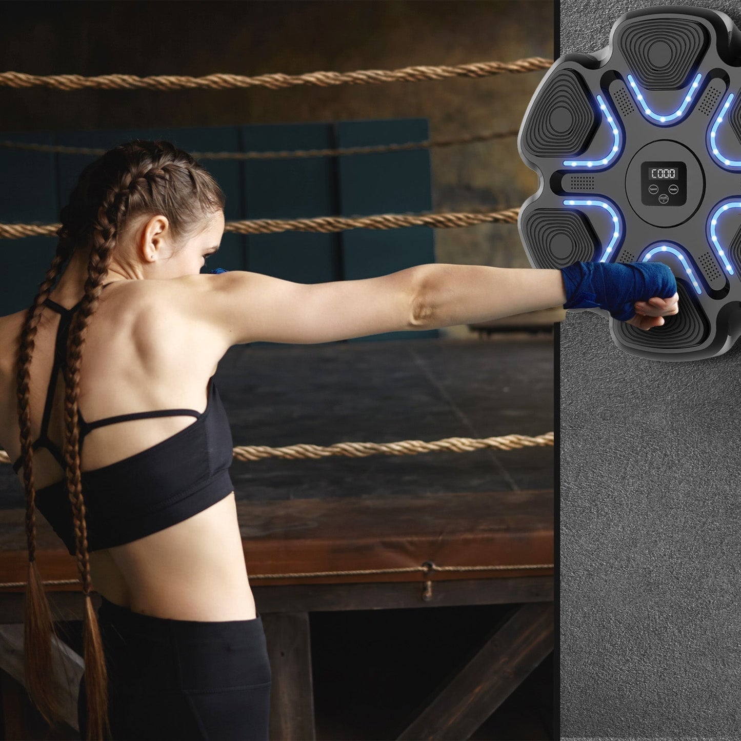 Compact Fitness Punching Bag Machine