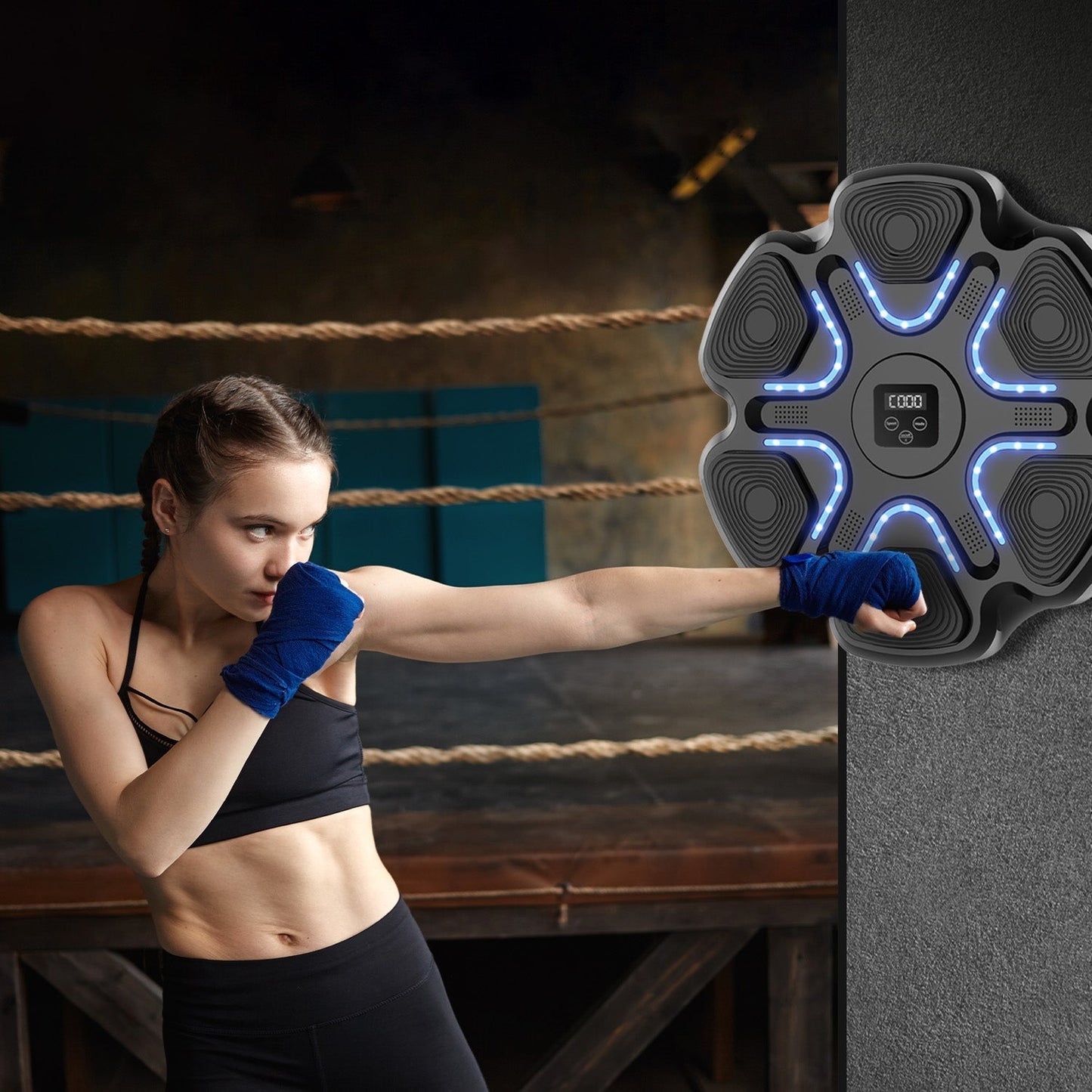 Compact Fitness Punching Bag Machine
