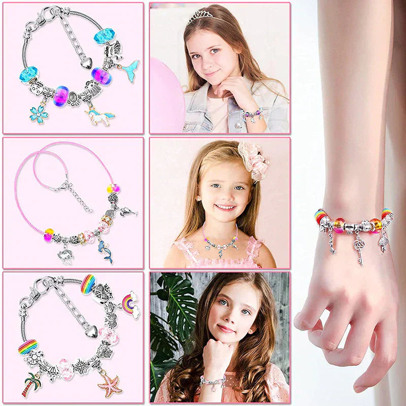 Bracelet Creation Set - Crystal Creations Bracelet Set-Colorful - Unicorn-Nora Luxe