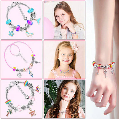 Bracelet Creation Set - Crystal Creations Bracelet Set-Colorful - Unicorn-Nora Luxe