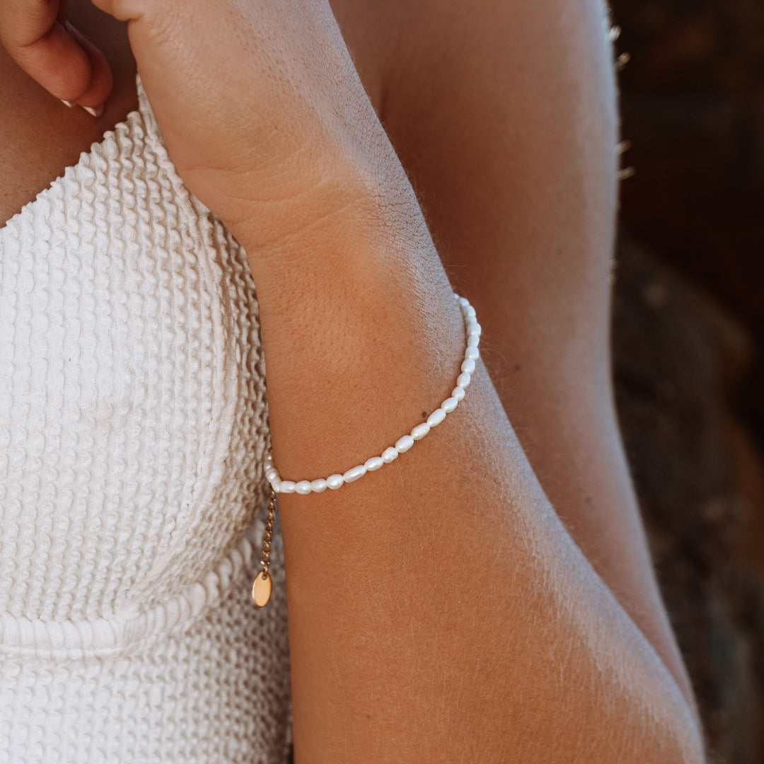 White Pearl Classic Marine Bracelet - Pexav