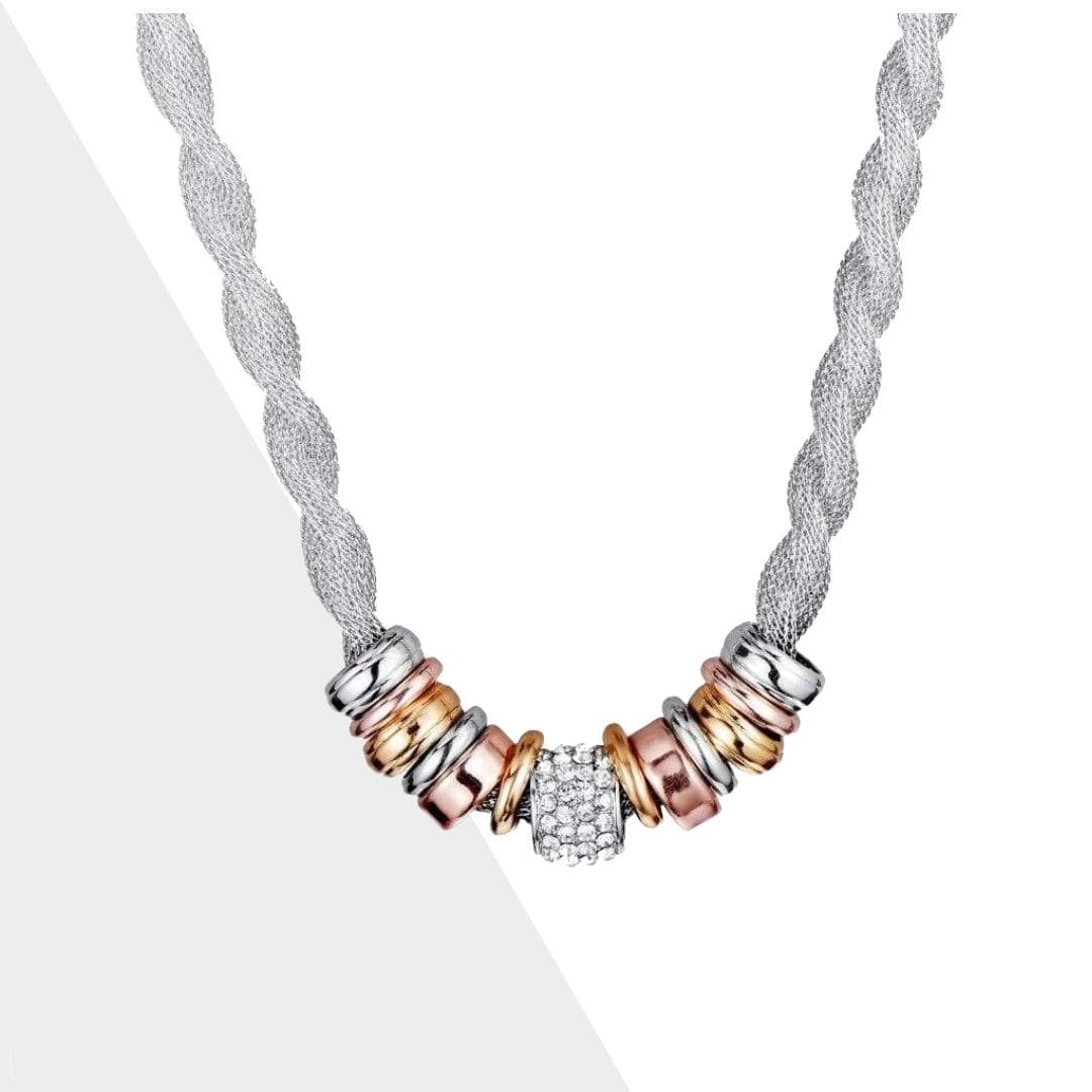 Trendy Twisted Chain Necklace - Pexav
