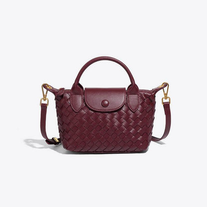 Braided Mini Bag - Elena-Purple-Nora Luxe