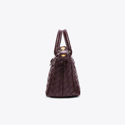 Braided Mini Bag - Elena-White-Nora Luxe