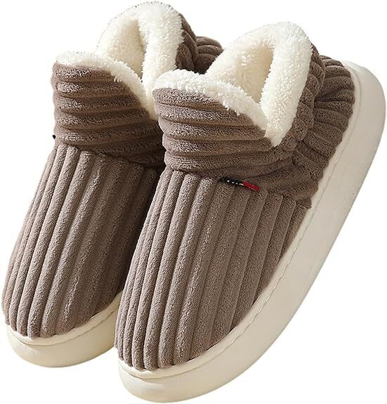 Soft Plush Home Slippers | Warm Cozy Indoor Shoes