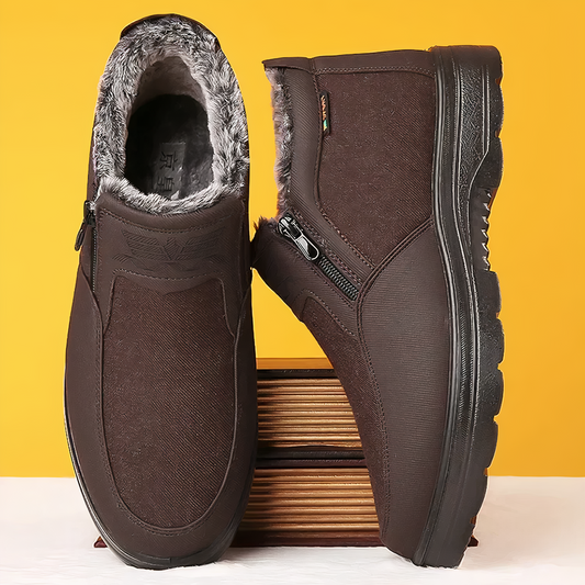 Warm Waterproof Hiking Boots for Men - Pexav